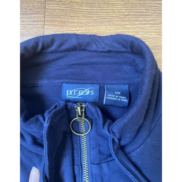 Y2K Navy Blue Zip Jacket Size S - Picture 3 of 6